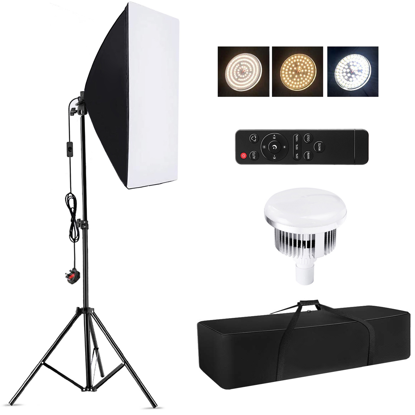 Photography Lighting For Products - Zestaw oświetleniowy do fotografii studyjnej Camnoon