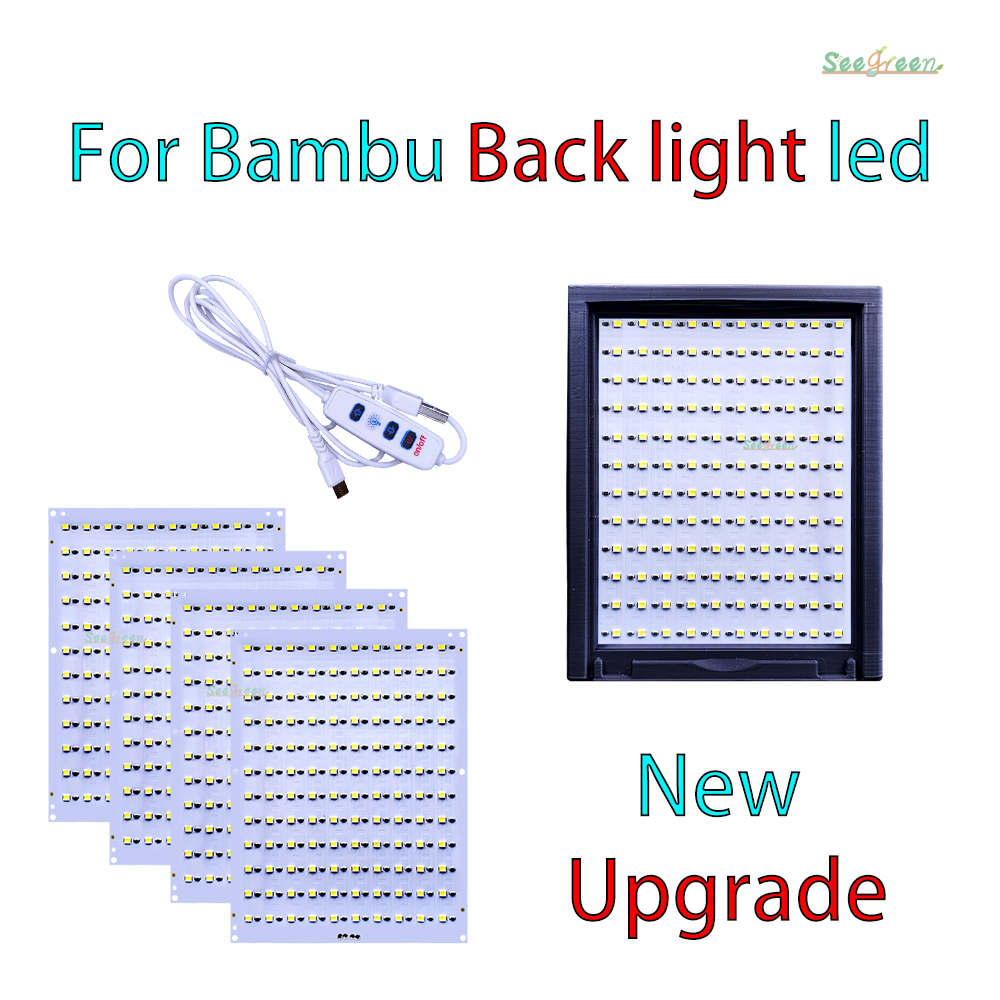 Photography Lighting Board - Panel LED Lithophane Bambu Lab CMYK