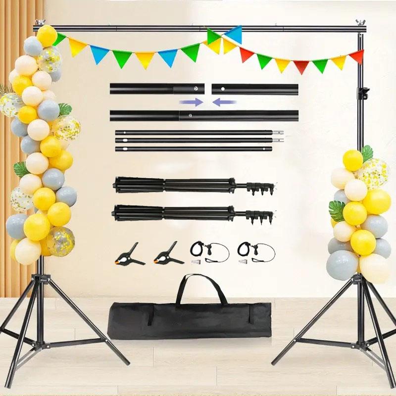 Photography Lighting And Backdrop Kits - Regulowany zestaw statywów do tła fotograficznego,