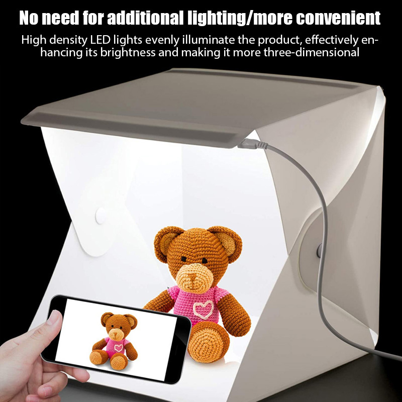 Photography Lighting And Backdrop Kits - Lightbox Mini Studio Fotograficzne 23*22*24cm, Skrzynka