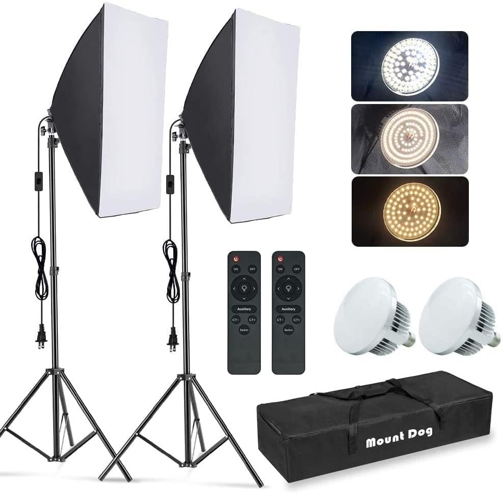 Photography Lighting For Products - Zestaw oświetlenia fotograficznego typu softbox, 2