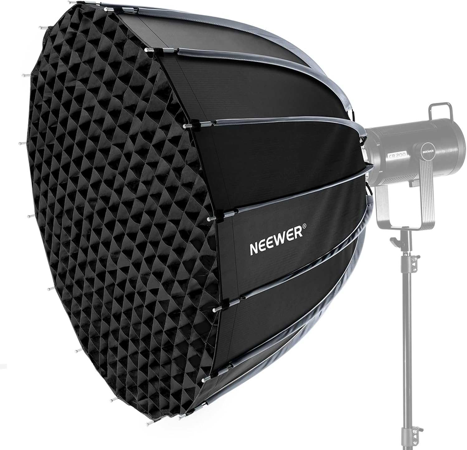 Photography Lighting For Products - Softbox paraboliczny z mocowaniem Bowens, zestaw