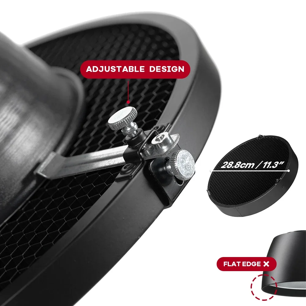 28 cm 30 40 50 60 stopni Kolor – Honeycomb Grid Filter recenzja i cena