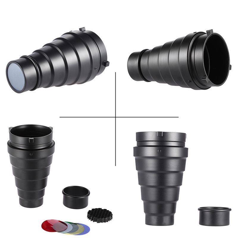 A52T 3X Stożkowy Snoot z Siatk – Honeycomb Grid Filter recenzja i cena
