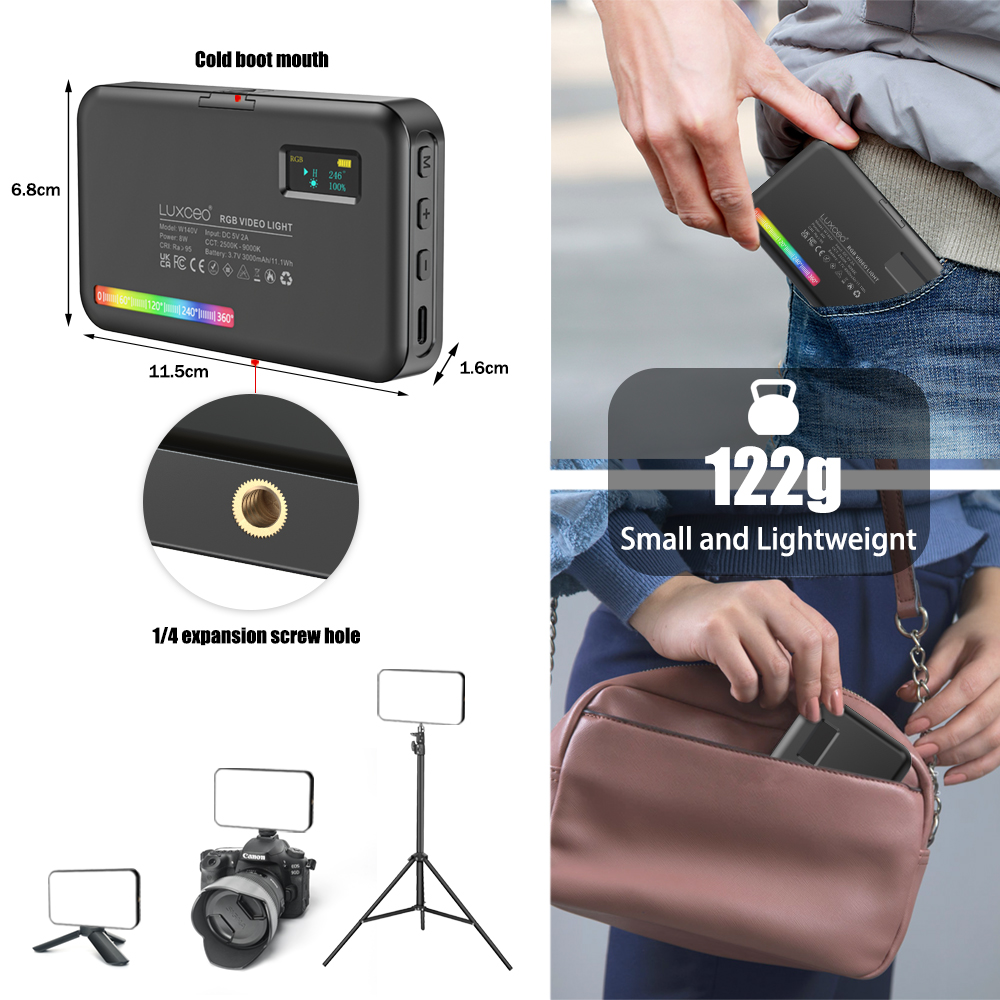 LUXCEO V10 PRO Lampa wideo Pan – Photography Lighting Board recenzja i cena