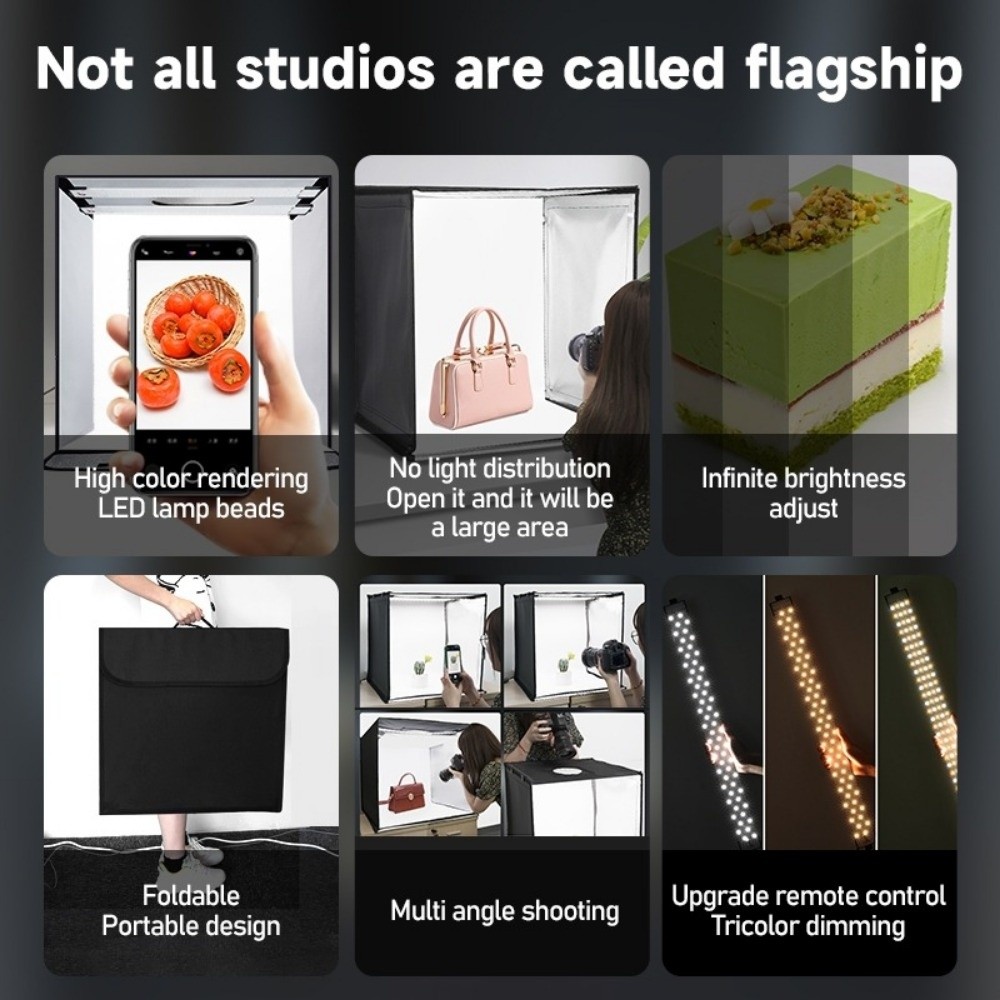 Mini softbox LED 45/65 cm z tł – Photography Lighting Board recenzja i cena