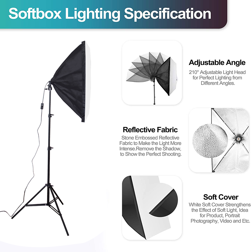 Ekonomiczny zestaw sprzętu do  – Photography Lighting And Backdrop Kits recenzja i cena