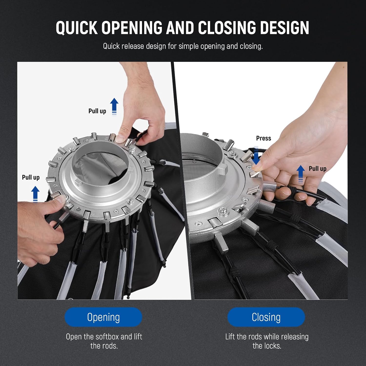 Softbox paraboliczny z mocowan – Photography Lighting For Products recenzja i cena