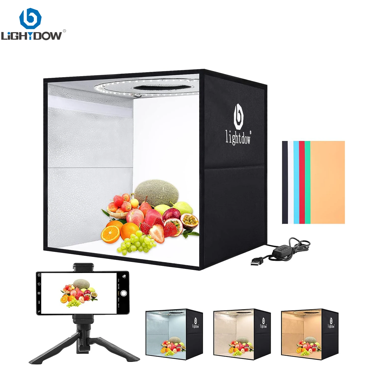 Lightdow Ściemnialna Fotobudka – Photography Lighting And Backdrop Kits recenzja i cena