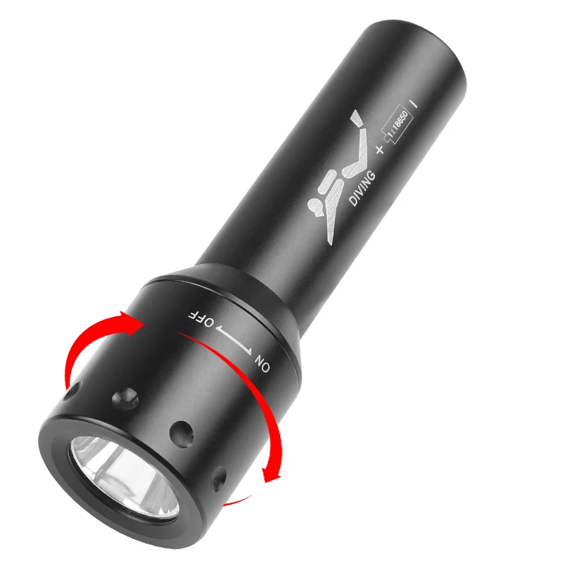 Nowa latarka nurkowa LED T6, d – Lighting In Photography recenzja i cena