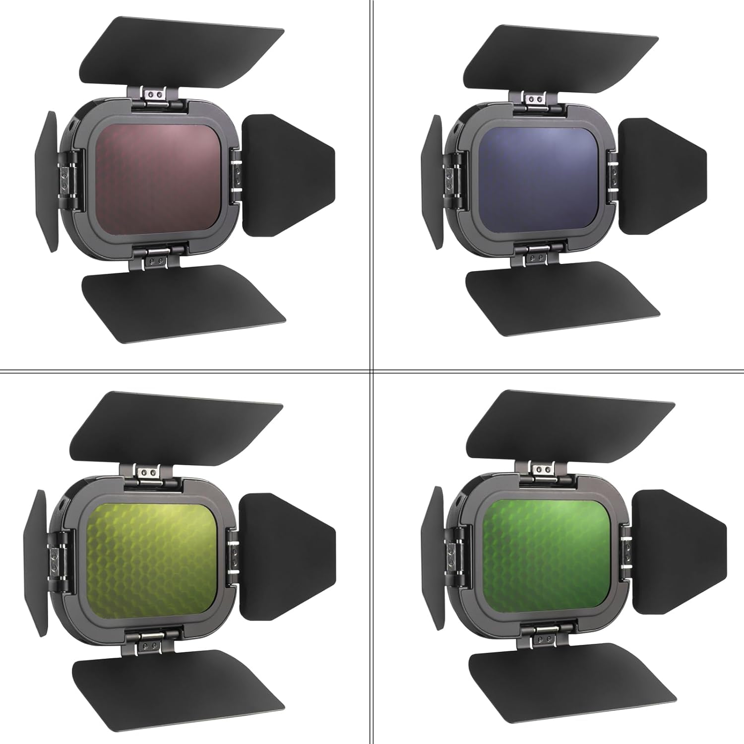 GODOX BD-07 II Barn Door kompa – Honeycomb Grid Filter recenzja i cena